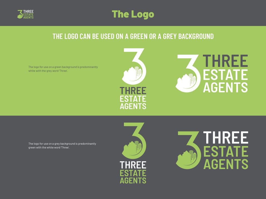 Logo page from 3EA brand guide